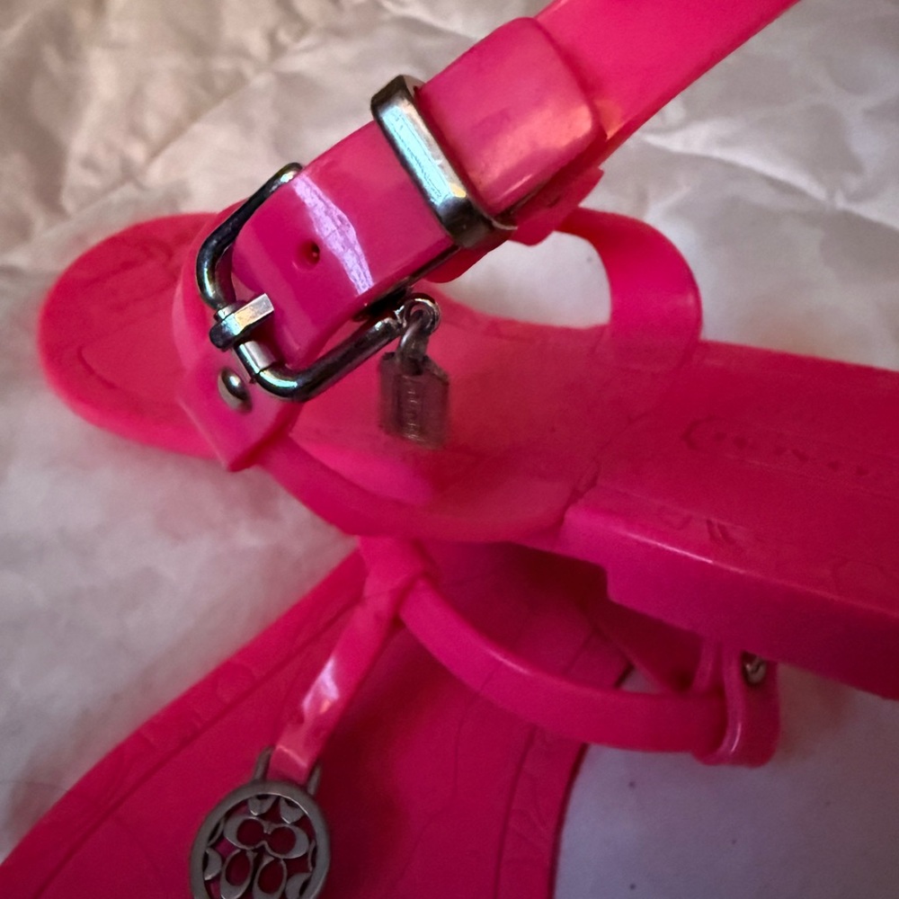 Coach Pink Sandals